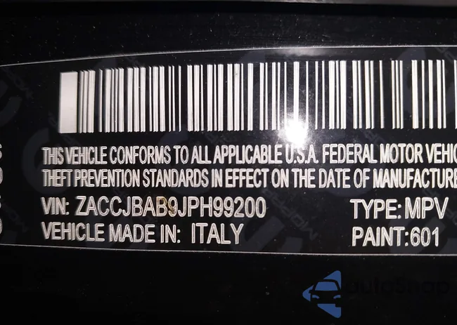 ZACCJBAB9JPH99200: 43962505