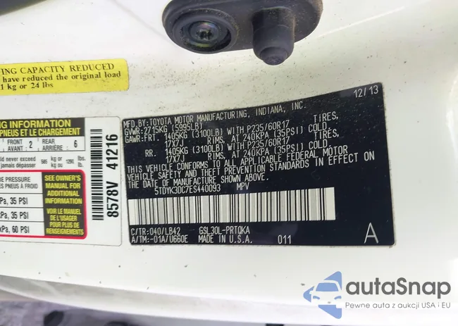 5TDYK3DC7ES440093: 43962633