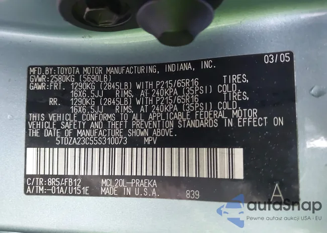 5TDZA23C55S310073: 43963825