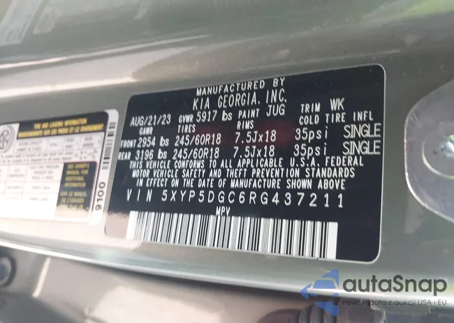 5XYP5DGC6RG437211: 43963944