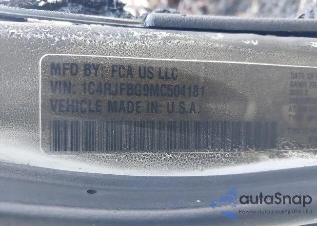 1C4RJFBG9MC504181: 43964259