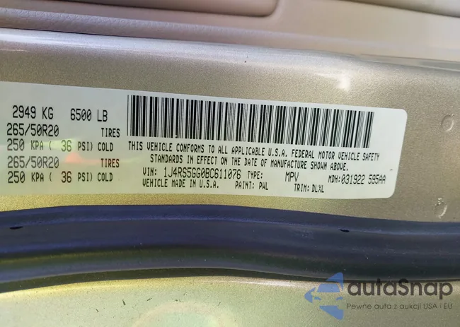 1J4RS5GG0BC611076: 43964338