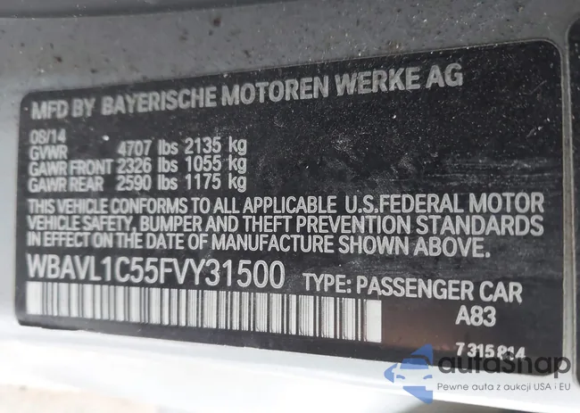 WBAVL1C55FVY31500: 43963411