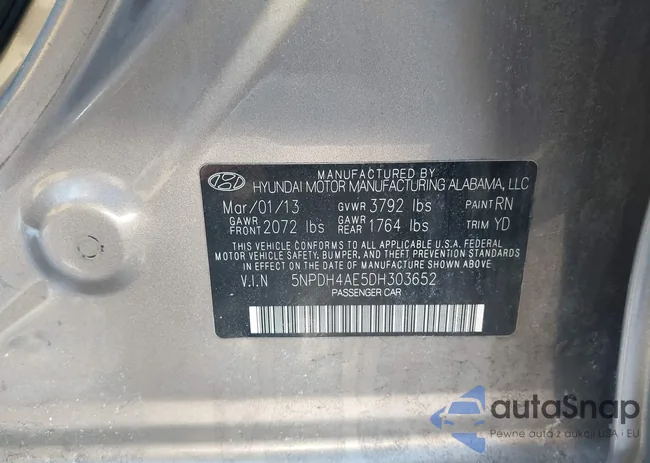 5NPDH4AE5DH303652: 43963534