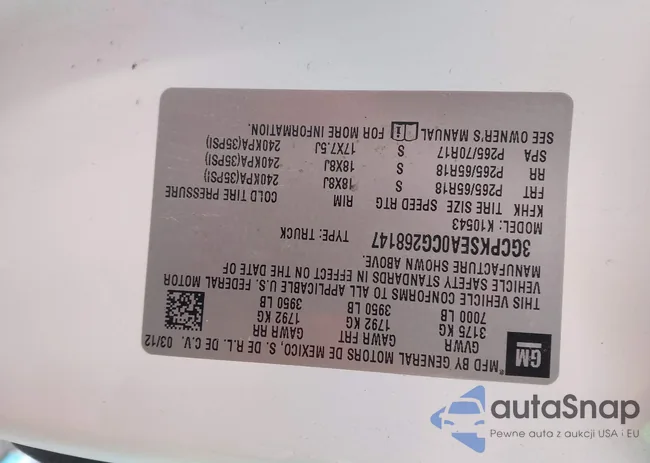 3GCPKSEA0CG268147: 43963574