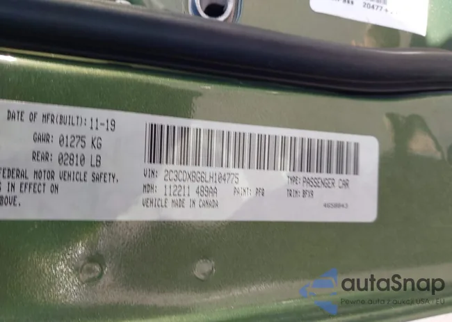 2C3CDXBG6LH104775: 43964769