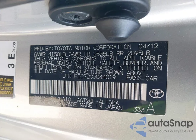 JTKJF5C72C3044019: 43964875