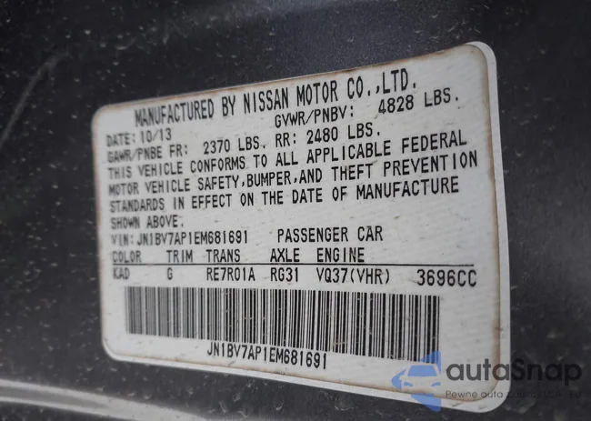 JN1BV7AP1EM681691: 43965175