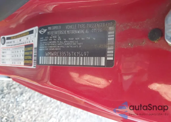 WMWRC33576TK15497: 43965176