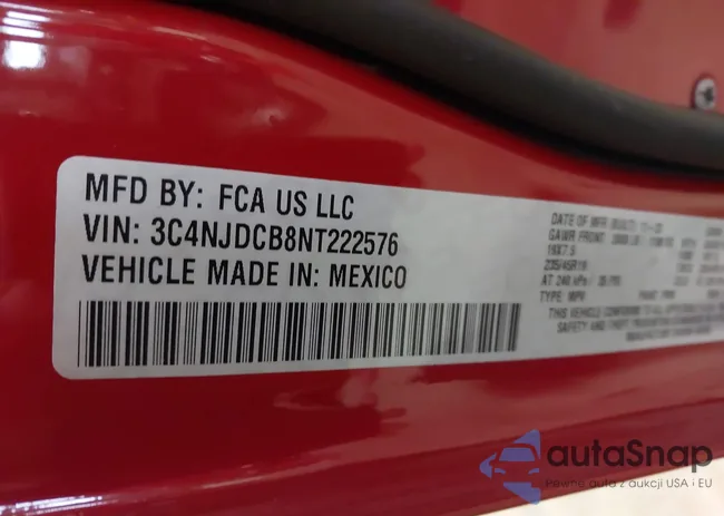 3C4NJDCB8NT222576: 43964368