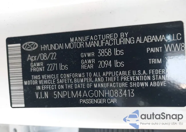 5NPLM4AG0NH083413: 43964520