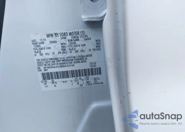 2FMDK4JC0BBA72132: 43964719