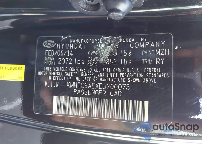 KMHTC6AEXEU200073: 43965843