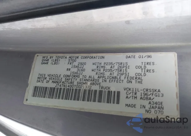 JT4TN14D0T0021372: 43965966