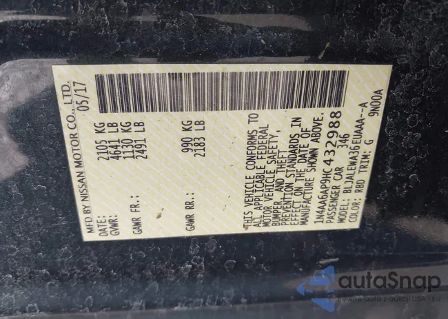 1N4AA6AP9HC432988: 43965967