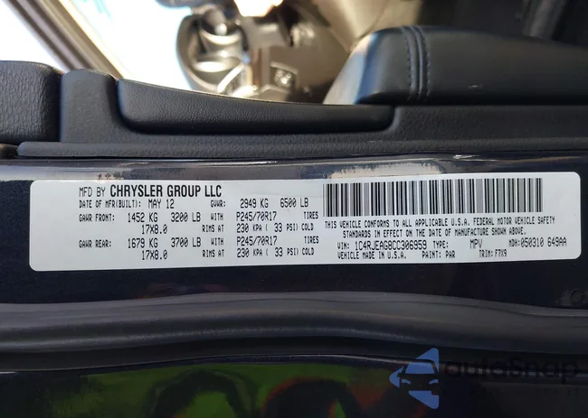 1C4RJEAG8CC306959: 43965989