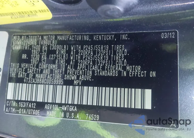 4T3ZA3BB8CU059995: 43966034