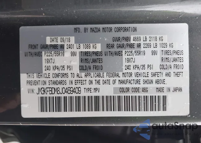 JM3KFBDM8J0469409: 43966098