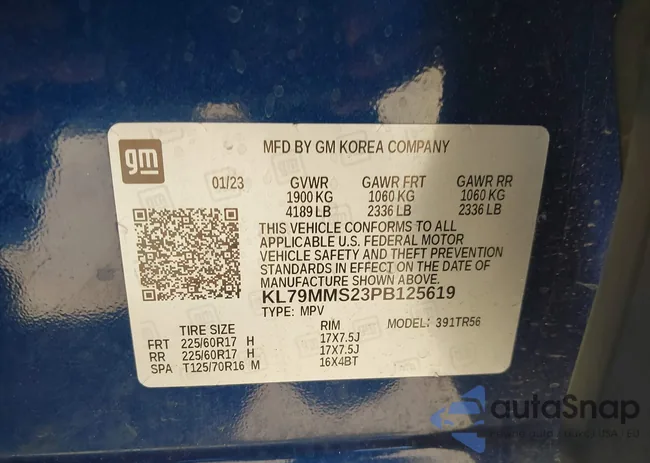 KL79MMS23PB125619: 43966331