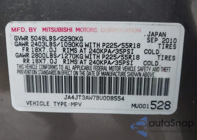 JA4JT3AW7BU008554: 43965594