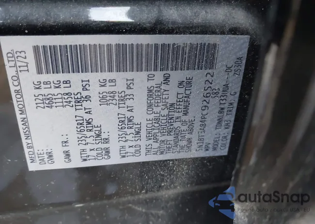 5N1BT3AB4PC926522: 43965622