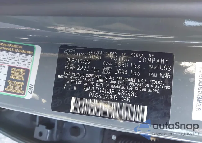 KMHLP4AG3PU430485: 43965692