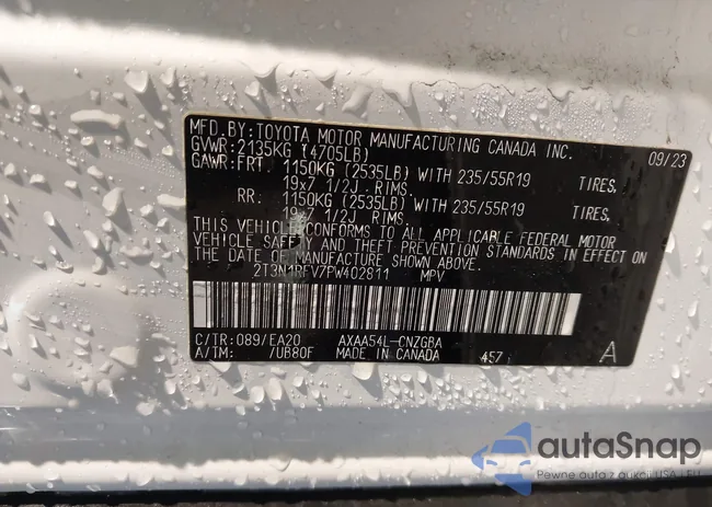 2T3N1RFV7PW402811: 43966823