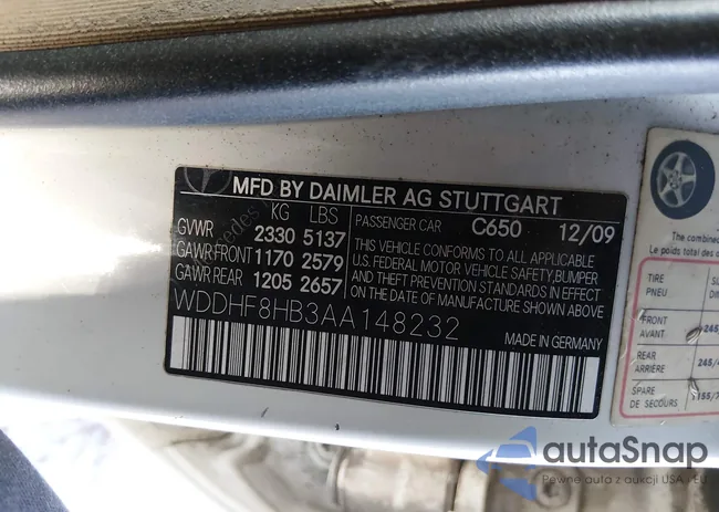 WDDHF8HB3AA148232: 43966953