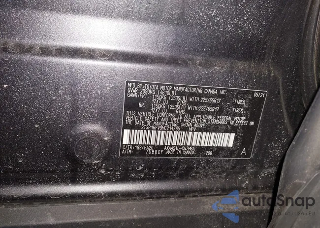 2T3P1RFV9MC214765: 43967059