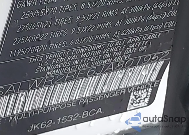 SALWR2RE6JA801952: 43967180