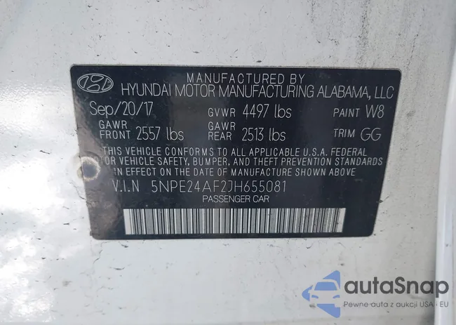 5NPE24AF2JH655081: 43967247