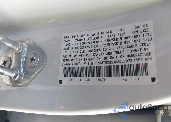 5J8TB2H53AA000073: 43967264