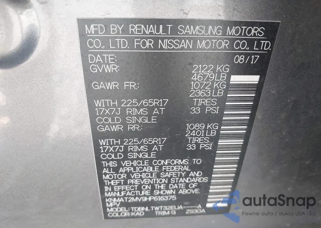 KNMAT2MV9HP616375: 43966454