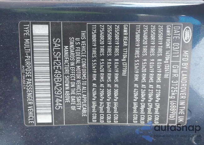 SALSH2E49BA297445: 43967765