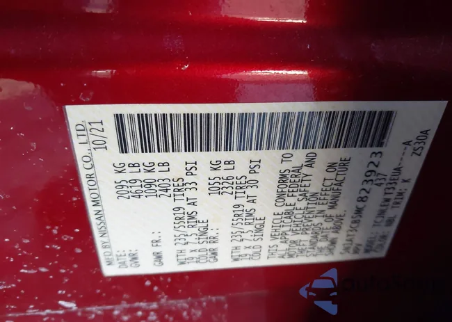 5N1AT3CB5MC823923: 43968060