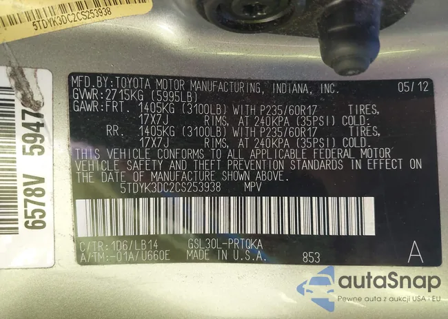 5TDYK3DC2CS253938: 43968268