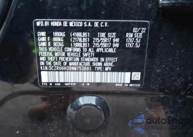 3CZRU6H38NM753691: 43968314