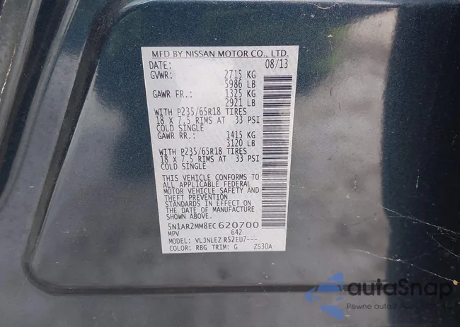 5N1AR2MM8EC620700: 43967414