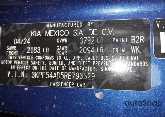 3KPF54AD5RE793529: 43969125