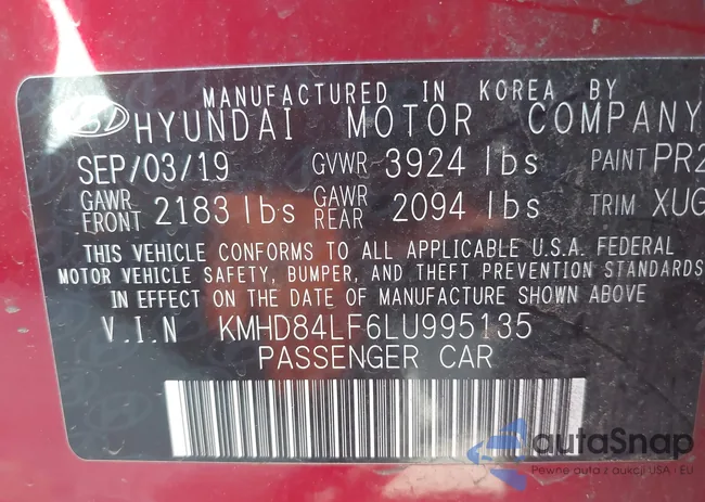 KMHD84LF6LU995135: 43969293