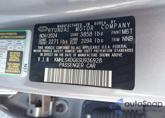 KMHLS4DG6SU936928: 43968463