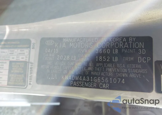 KNADM4A31G6561074: 43968504