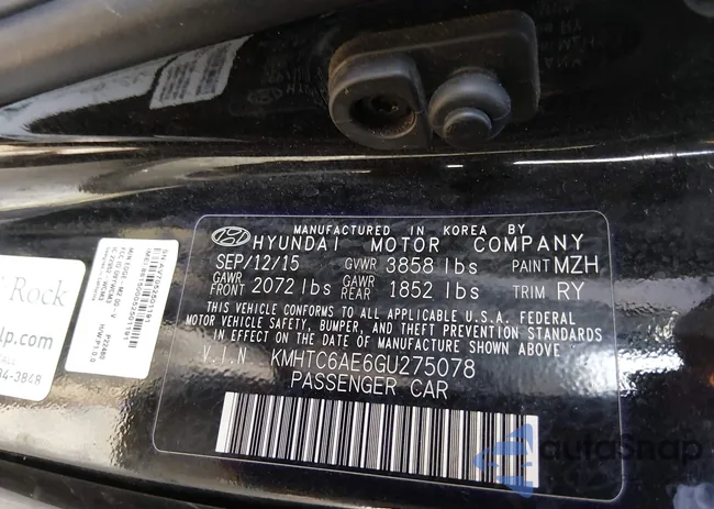 KMHTC6AE6GU275078: 43968648