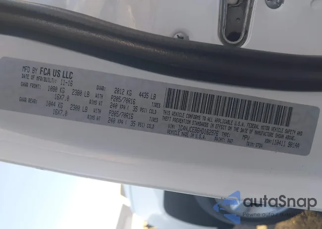 1C4NJCEB6HD162976: 43969759