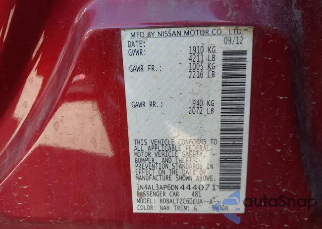 1N4AL3AP6DN444071: 43970176