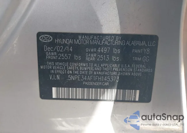 5NPE34AF1FH145373: 43970269