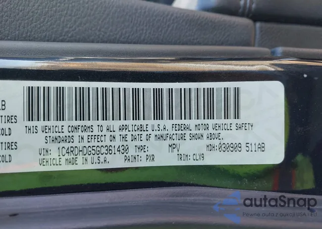 1C4RDHDG5GC361430: 43970929