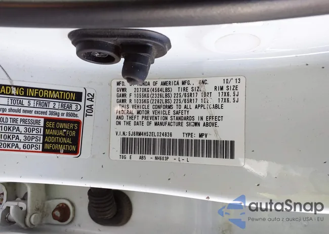 5J6RM4H52EL024836: 43971191