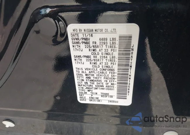 JN8AT2MT1HW135691: 43971192