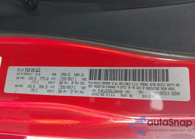 1C4BJWDG8GL284454: 43971297